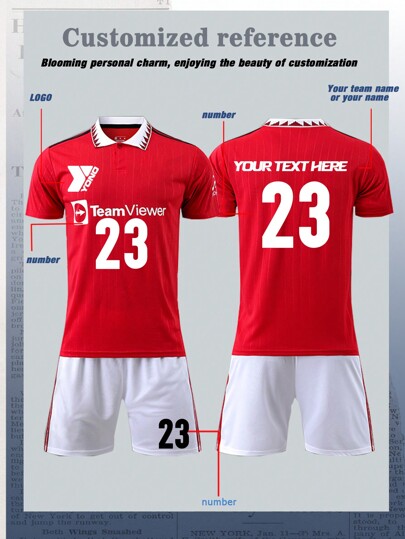 تخصيص الشعارات للملابس الرياضية للشباب، تخصيص DIY، وتخصيص شعارك الفريد الخاص، الأرقام والمحتوى النصي