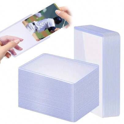 5/10/20/30Pcs Hard Plastic Card Sleeves, Baseball Card Protectors, Clear Card Holder, Small Card Cover,Mclovin,Photo Card Binder,Kpop Cards,Kpop,K-Pop,Photocard Holder