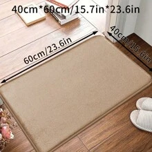 1 件套记忆泡沫浴垫套装、浴室地毯、家用地垫、柔软、吸水、快干、舒适、适合家居装饰、女士情人节礼物生日男友女友家居浴室装饰地毯户外地毯门垫秋季装饰浴室配件返校入口装饰 - 純色地墊 - 查看 54