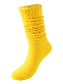 1 Pair Women Over The Knee Socks, Colorful Vertical Stripe Pattern, Fashion Versatile Thigh High Stockings, Spring/Summer