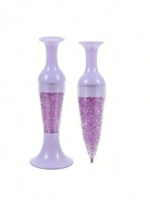1 set Diamond Art Painting Brushes Kit, kleurrijke vaasvormige Diamond Painting pennen, Diamond Picking Tray, DIY Craft Cross Stitch Tools, mozaïek Cross Stitch Diamond Painting accessoires, Cross Stitch Embroidery Tools, ingebedde decoratieve Diamond Storage Container, geen stroom nodig, kunststof materiaal
