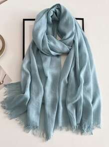 1 件柔软穆斯林头巾纯色长围巾，防晒，适合寺使用头巾、发带、头带非常适合装扮您的 Abaya - QMD602 - 查看 21