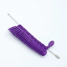 1 Set Colourful Ring Sizer Set Finger Size Gauge Measure Tool Jewelry Sizing Tools Rings Size 1-13 With Half Size 27 Pieces, Jewelry Making Supplies - Ring Circumference Measurement - View 8