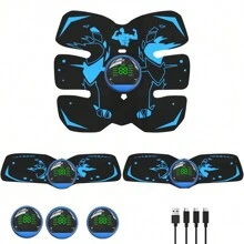 Slouchy Abdominal Exerciser Electric Abdominal Exercise Easy To Build Abdominal/Arm/Leg Muscles - Blue - View 5