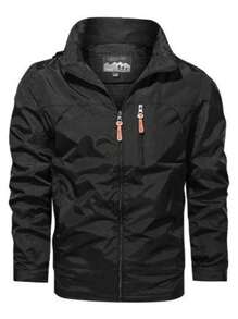 Men's Windproof And Waterproof Jacket - Negro - Ver 5