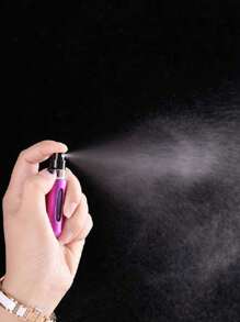 1pc Travel Mini Perfume Refillable Atomizer Container, Portable Perfume Scent Pump Case Fragrance Empty Spray Bottle For Traveling And Outgoing - Multicolor - View 6