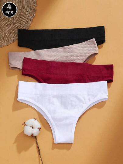 VKME Nahtlose Low-rise-höschen