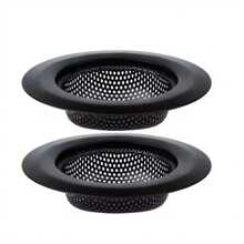 2 Peças Coadores de Pia de Cozinha, Filtros de Dreno de Pia de Aço Inoxidável, Conjunto de Coadores de Cozinha com Malha Fina, Ferramentas Essenciais de Cozinha e Acessórios de Cozinha, Um Presente Indispensável de Ferramentas de Cozinha para Chefs Domésticos, Armazenamento Econômico de Espaço para Organizadores de Cozinha, Ideia de Presente de Natal para a Cozinha