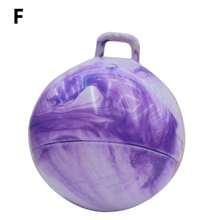 1 pieza Pelota inflable de ejercicio de rebote de 45cm con asa en forma de nube y arcoíris, pelota de yoga de PVC colorida