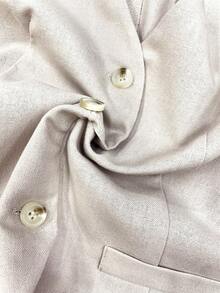 Women's Casual Summer Linen Short Suit Vest