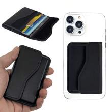 Luxury Magnetic Detachable PU Leather Wallet Stand For MagStickers Detachable Flip Leather Strong Magnetic Compatible With Iphone Card Holder Wallet Business Card Holder Credit Card Holder Women For Women Wallet Mini Wallet Purse Wallet Card Wallet - Multicolor - View 2