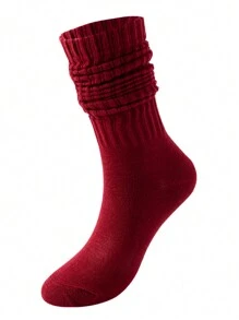 1 Pair Women Over The Knee Socks, Colorful Vertical Stripe Pattern, Fashion Versatile Thigh High Stockings, Spring/Summer