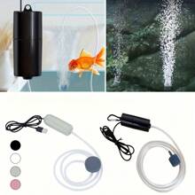 魚缸氧氣泵 Usb 便攜式靜音家用魚缸氧氣泵釣魚小氧氣機