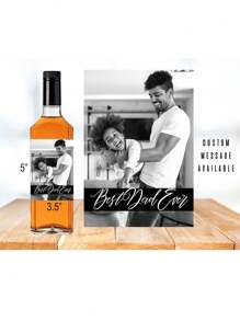 8/16/32pcs Custom Wedding Wine Bottle Labels - Personalized Wedding Decorations - Peel And Stick. Black And White Customizable Information Whiskey/Wine Labels - Personalized Gifts - For Him Or Her - Gift Party Favors. Custom Waterproof Valentine's Day, Halloween, Christmas, Independence Day, Thanksgiving Stickers. Waterproof, Sealable, Adhesive For Wedding, Housewife, School, Home, Kitchen, Restaurant, Bathroom, Living Room, Bedroom, Tea Room, Office,Multi-Functional, Anti-Mold,Ornamental,Reusable,Adhesive,Exquisite,Stylish,High-Quality,Colorful,Modern,Custom,Personalized,Unique,Ideal Gifts For Him,Ideal Gifts For Her,Boyfriend,Dad,Girlfriend,Mom,Family,Friends,Tea Room,Home,Garden,Office,For Anniversaries,For Valentine's Day,For Mother's Day,For Birthdays,For Father's Day,For Graduation,For Weddings,For Housewarming,Customized Stickers - Multicolor - View 6