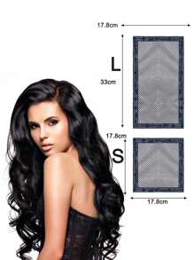  2pcs Lock Hair Stretcher For Natural Hair, Mesh Wrap To Prevent Shrinkage, Hair Stretcher - Assist Maintainer Length Stretching Tool No Heatless Device - Multicolor - View 8