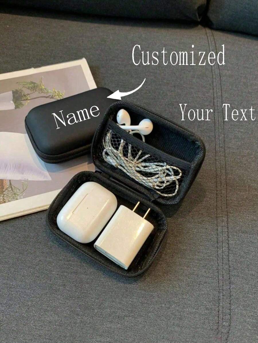 1Pc Customized Portable Coin Purse, Headphone Bag, Usb Data Cable ...