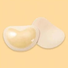 1 Par de almohadillas adhesivas con elevación de pecho de silicona, relleno impermeable para sostenes, trajes de baño, bikinis y vestidos de mujeres