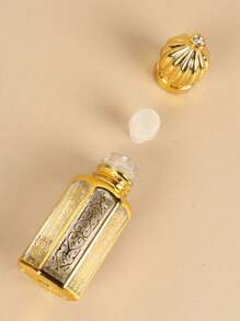 Bottiglia di fragranza in vetro pregiato con rilievo da 6ml, ideale per oli essenziali, profumi, creme, travaso, viaggi, feste, vacanze e regali per compleanni/San Valentino