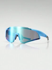 Gafas de moda para deportes al aire libre unisex, con marco y lentes de PC, gafas para escalar, aptas para ciclismo, pesca, correr, golf y vela