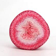 Verlaufsmagie Garn-Kugel 215g Abschnittsfarbendes Wollknäuel Feingarn für handgewebte DIY Schals, Pullover, Tücher - Mehrfarbig - Übersicht 23