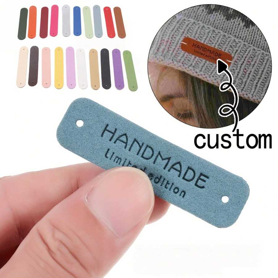 Personalizowane skórzane etykiety na czapki z dzianiny, ręcznie robione logo DIY, etykiety z nitami, personalizowane metki, skórzane opaski DIY ze sprzączką, akcesoria do zawieszania etui na telefon, skórzane paski do torebek, skórzane uchwyty do ciągnięcia, wielofunkcyjne, ozdobne, wielokrotnego użytku, wykwintne, stylowe, wysokiej jakości, kolorowe, nowoczesne, niestandardowe, spersonalizowane, niepowtarzalne, idealne prezenty dla niego, herbaciarnia, dom, ogród, biuro, rocznice, walentynki, wesela, parapetówka, odświeżenie domu, artykuły szkolne, personalizowane akcesoria do odzieży, ciepła atmosfera - kolor - Zobacz 1