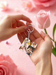 1 pieza Llavero acrílico personalizado con foto de pareja y letra A-Z, llavero personalizado con foto de pareja, llavero personalizado con foto, llavero personalizado con foto, regalo para el Día de la Madre, regalo para el Día del Padre, regalo de aniversario, regalo de pareja, regalo de cumpleaños, regalo de boda, llavero de pareja, regalos de San Valentín para novio/novia, regalo para mejor amigo, regalo para mamá/papá, regalo para esposo/esposa, colorido, lindo, adorable, divertido, kawaii, estilo Y2K, elegante, unisex, casual, personalizado, único, personalizado, regalos ideales para él, regalos ideales para ella