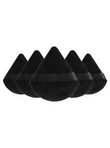 50/40/30/20/10/5/3pcs Triangular Velvet Makeup Powder Puff, Facial Powder Puff, Reusable Makeup Powder Puff, Facial And Eye Makeup Powder Puff,Makeup,Cheap,Room Decor,Vanity,Travel,Bedroom,Makeup Accessories,Puff,Makeup Blender,Powder Puff,Makeup Sponge