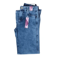 Women's Wide Leg Pants From 4 To 16 - Medium Wash - View 8