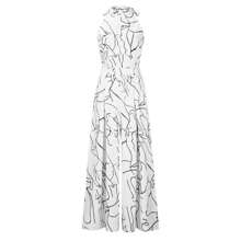 Stylish Women's Holiday Jumpsuit With All-Over Print And Slanted Pockets With Straps, Perfect For Summer! - Blanco - Ver 3