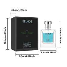 [Fresh Charm] Blue Pheromone Perfume: Fresh Ocean Tone, Release Fresh Vitality, Add Fresh Breath, Keep Fragrance For A Long Time, Enhance Self-Confidence And Charm, Suitable For Daily And Leisure Occasions, And Show Personality