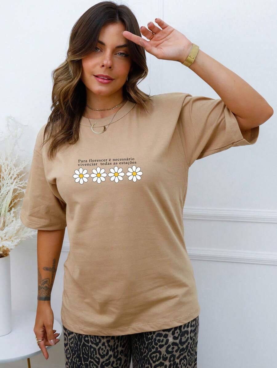 Women's Oversized Blouse To Bloom - C50