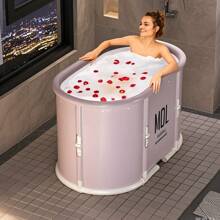 Bañeras plegables para adultos para uso doméstico. Con un diseño reforzado para mejorar la comodidad del baño. No se requiere instalación. Portátil y fácil de almacenar. Adecuado tanto para baños de hielo como para baños normales. Ideal como regalo. Decoración de baño Decoración de otoño Accesorios de baño Vuelta al cole - Multicolor - Ver 7