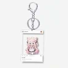 アクリル製透明カード、アニメ&カートゥーンキャラクターのアクセサリー、DIY写真フレーム、キーホルダー、吊り下げ装飾、ステンドグラス窓、フォトブース用小物 - Insスタイルカスタマイズ(1) - チェックする 6
