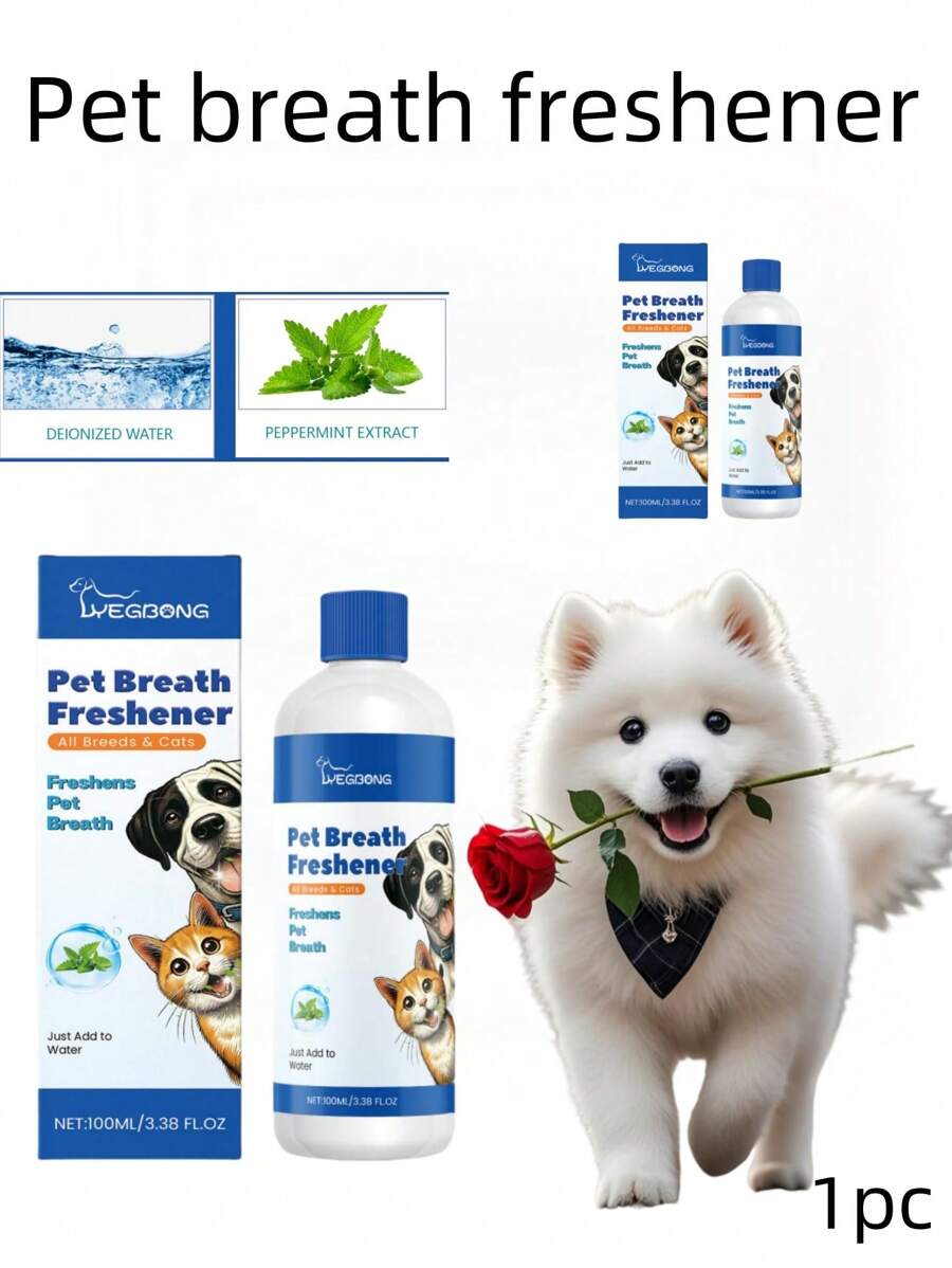 Tränenfleckenentferner-Set Für Hunde & Katzen - Mit Balsam, Kamm, Bürste & 20 Wattepads