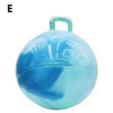 1 pieza Pelota inflable de ejercicio de rebote de 45cm con asa en forma de nube y arcoíris, pelota de yoga de PVC colorida