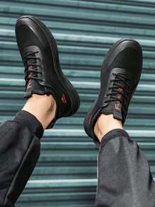 Tenis Hombre de Moda Sneakers Running Casual-Zapatos Deportivos Tenis Hombre Casuales de Moda Fashion Zapato Casual Hombre,Con Encaje Transpirable De Malla - Rojo - Ver 7