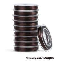 10pcs/Pack Multi-Color Elastic Beading String Cord, For Bracelet, Necklace, Jewelry Making, Clay Bead Stringing Arts And Crafts - Beading Wire - View 17