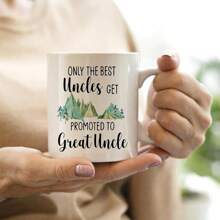 11oz Ceramics White Mug Uncle MugUncle GiftsUncle Coffee MugsGreat Uncle MugGreat Uncle Mug Tea Cup Gifts For UnclePromoted To Great Uncles Coffee Cups - White - View 2