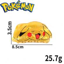 pocket monsters Pokemon Pikachu Lightning Element Cute Hair Clip Hair Claw Suitable For Thick Hair Hair Clips Hair Jaw Clip Hair Clamps Hair Clutch Hair Catcher Clip - CSO0878 - View 2