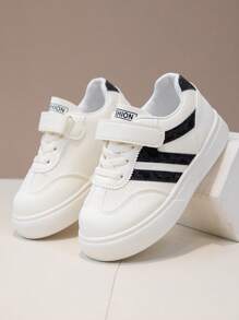 2025 Frühling Herbst Neue Mode Leinwand Kindersneaker, Mädchen Klettverschluss Niedriger Lässig Schuhe, Jungen Rutschfeste Laufschuhe