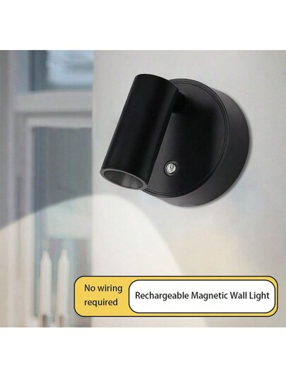 Wireless Magnetic Suction Controlled Charging Wand Lamp, Reading Night Light, Bedroom Lighting, Spotlights view 8