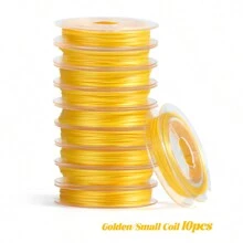 10pcs/Pack Multi-Color Elastic Beading String Cord, For Bracelet, Necklace, Jewelry Making, Clay Bead Stringing Arts And Crafts - Beading Wire - View 16