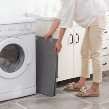 Living And Home Foldable Home Laundry Baskets Laundry Hamper With Lid And Rope Handles - Style-2 40 cm W X 30 cm D X 60 cm H - View 3