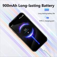 1PCS - 3G Mini Smartphone, 3G Network, 3-Inch Screen, Wifi & GPS, 2GB+16GB, Android System, Dual Cards Slot, , Mini Phone, Gifts. Black \ Pink \ Blue. With Phone Case.  Halloween Gift Christmas Present. - màu đen - Xem 6