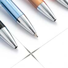 1pc Customizable Push-Button Ballpoint Pen With Logo Engraving, Name Personalization, Office Supply, Gift For Valentine's Day, Thanksgiving, Teachers Back To School,Multi-Functional,Ornamental,Reusable,Modern,Colorful,Cute,Vintage,Cartoon,Kawaii,Custom,Personalized,Unique,Customized,Workers,Clients,Students,For Business/Work/Office,For School