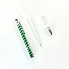 1pc Customizable Push-Button Ballpoint Pen With Logo Engraving, Name Personalization, Office Supply, Gift For Valentine's Day, Thanksgiving, Teachers Back To School,Multi-Functional,Ornamental,Reusable,Modern,Colorful,Cute,Vintage,Cartoon,Kawaii,Custom,Personalized,Unique,Customized,Workers,Clients,Students,For Business/Work/Office,For School