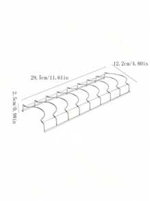 رف تخزين صينية التصريف المصنوع من الفولاذ المقاوم للصدأ قطعة أو قطعتان