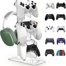 Universal 3-Layer Controller Stand & Headphone Stand Game Accessories For Storage Stand, Controller Holder Headset Stand Game Accessory