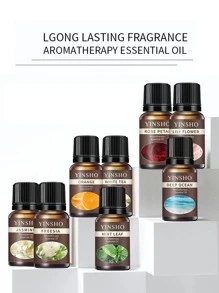 10毫升油溶性香氛精油，适用于香薰机、蜡烛制作、芳香疗法 - 3瓶 - 查看 3