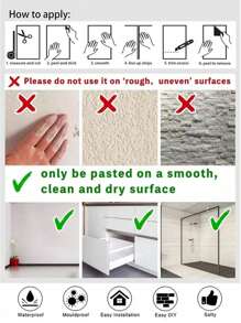 1 卷自粘式家具翻新防水加厚彩绘壁纸，珍珠光，适用于厨房橱柜、衣柜、纯色 PVC 壁纸剥离和粘贴壁纸 - 彩色 - 查看 10